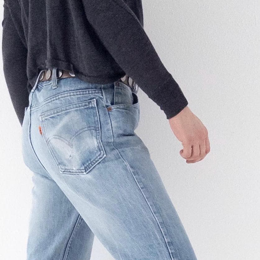 Gr. 32 - 33 Levis Schlaghose 70s Vintage Made in Belgium