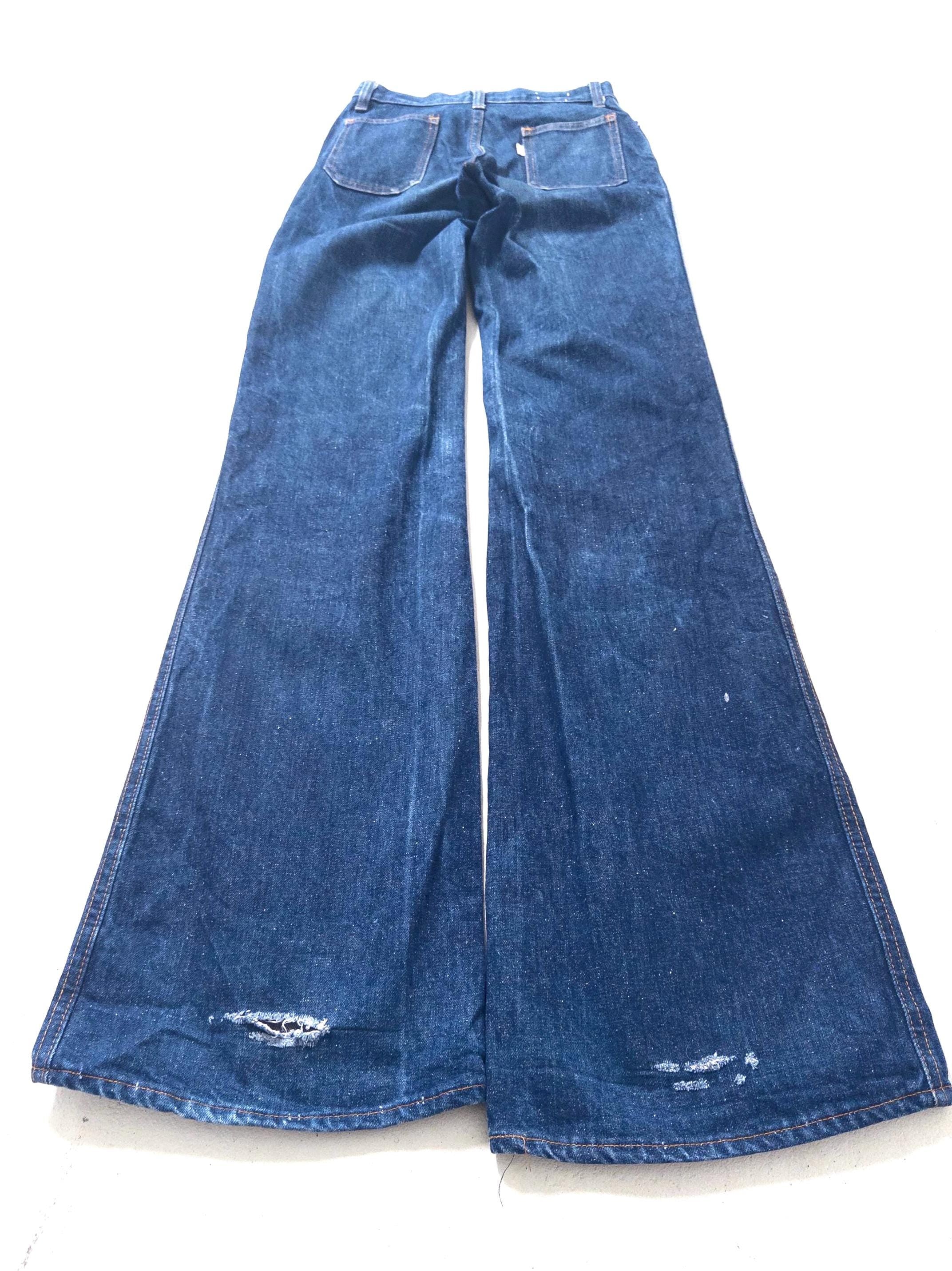 Gr. 23 - 24 Levis Schlaghose 70s Vintage Made in Belgium