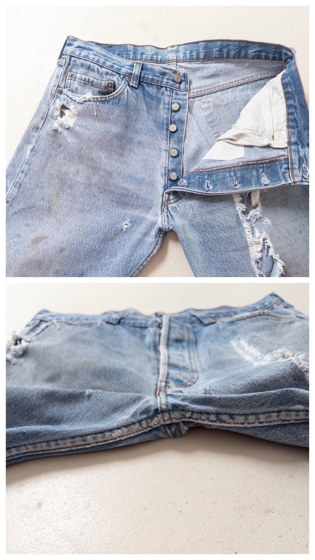 Gr. 33 - 34 80s Vintage Levis 501 Made in USA