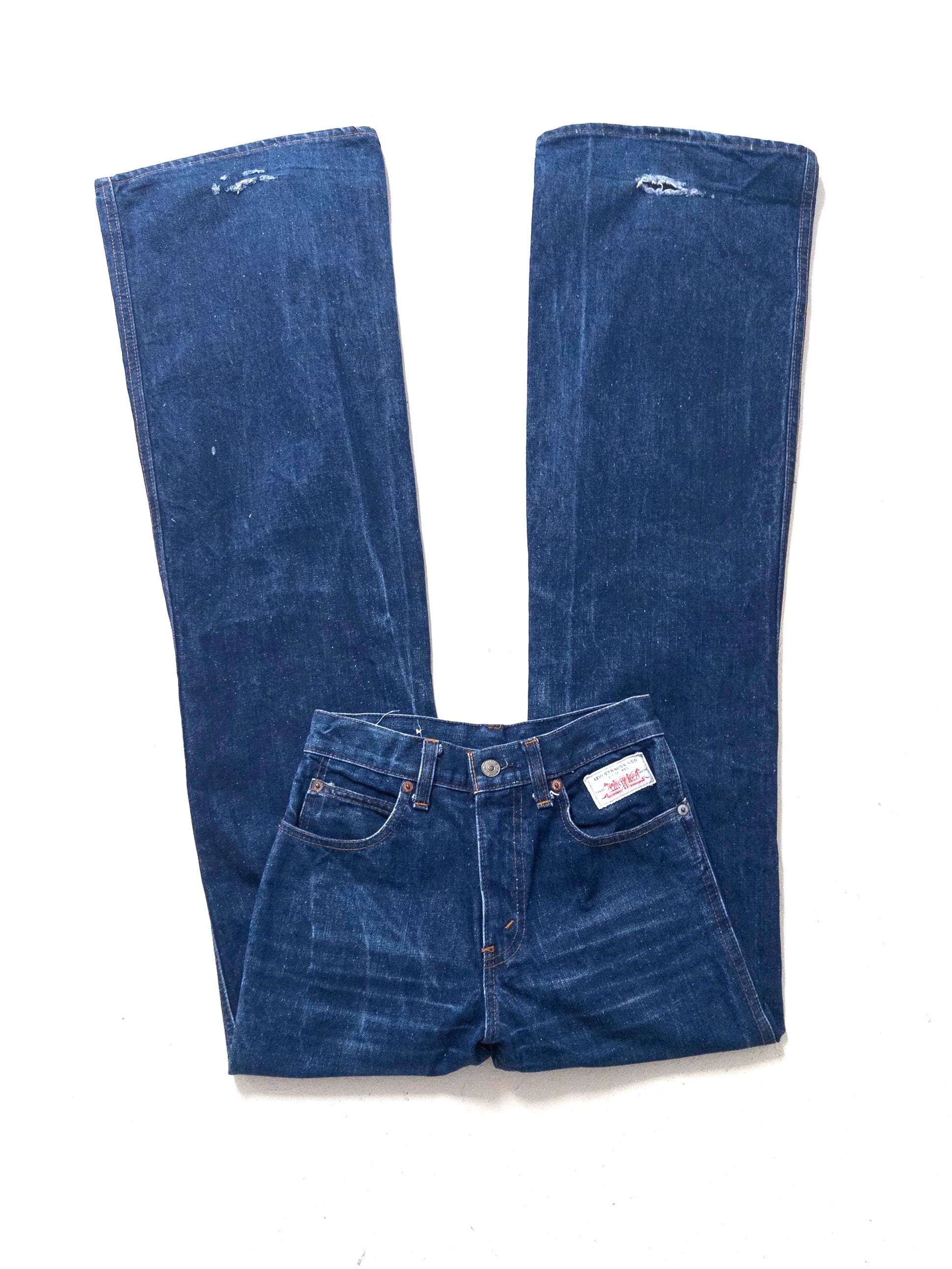 Gr. 23 - 24 Levis Schlaghose 70s Vintage Made in Belgium