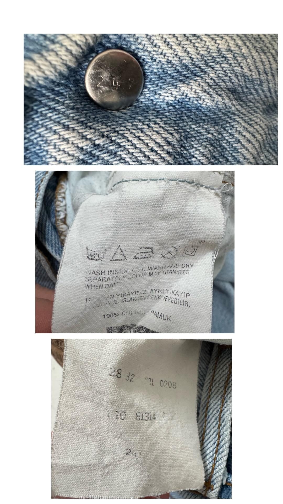 Gr. 25 - 26 Levis 811 Jeans 90s Vintage Made in Turkey