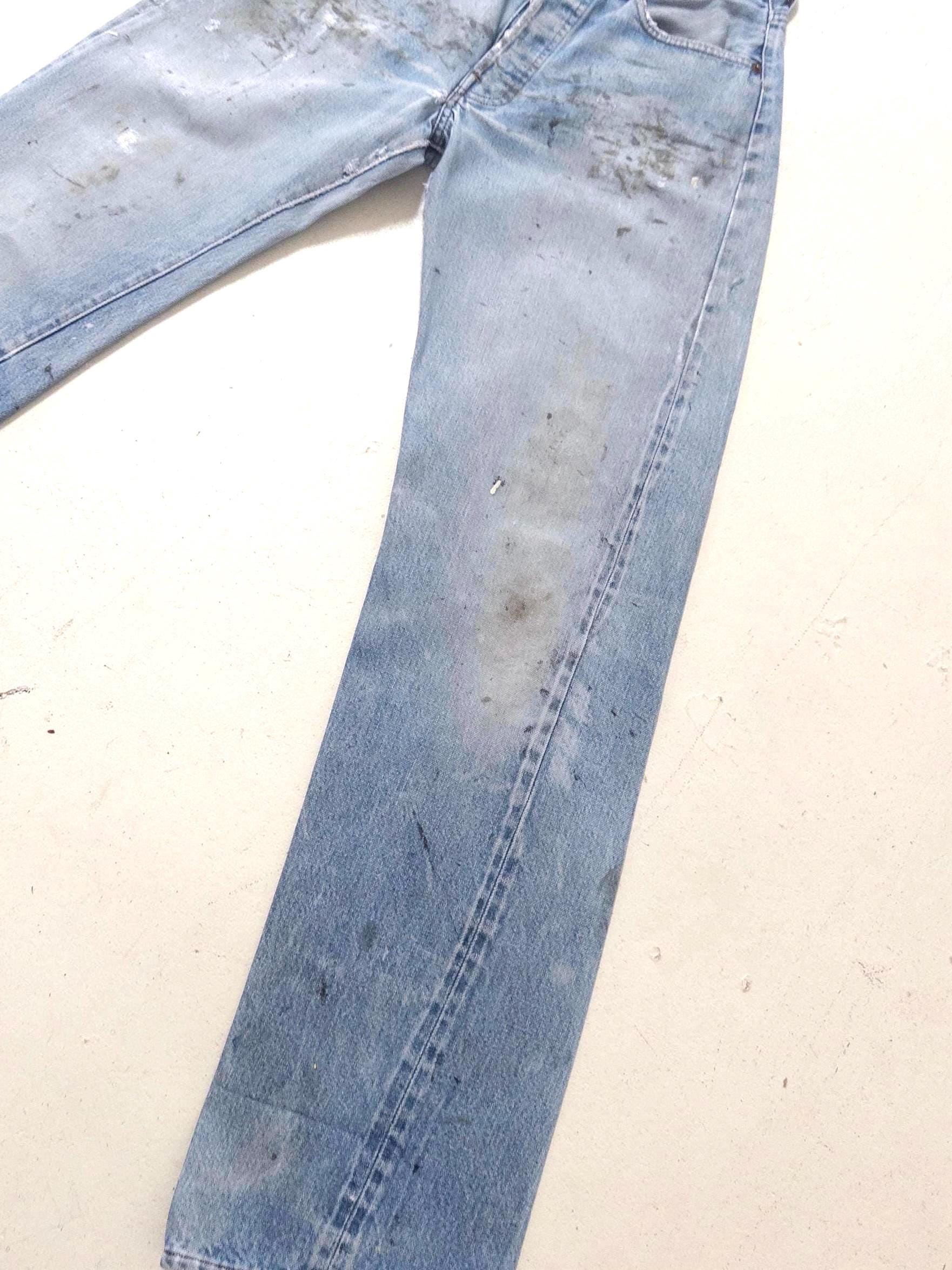 Gr. 29 - 30 Levis 501 Selvedge 80s Vintage Made in USA