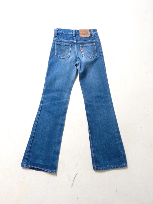 Gr. 134/140 Levis Junior 345 Flared Jeans 70s Vintage Made in Belgium
