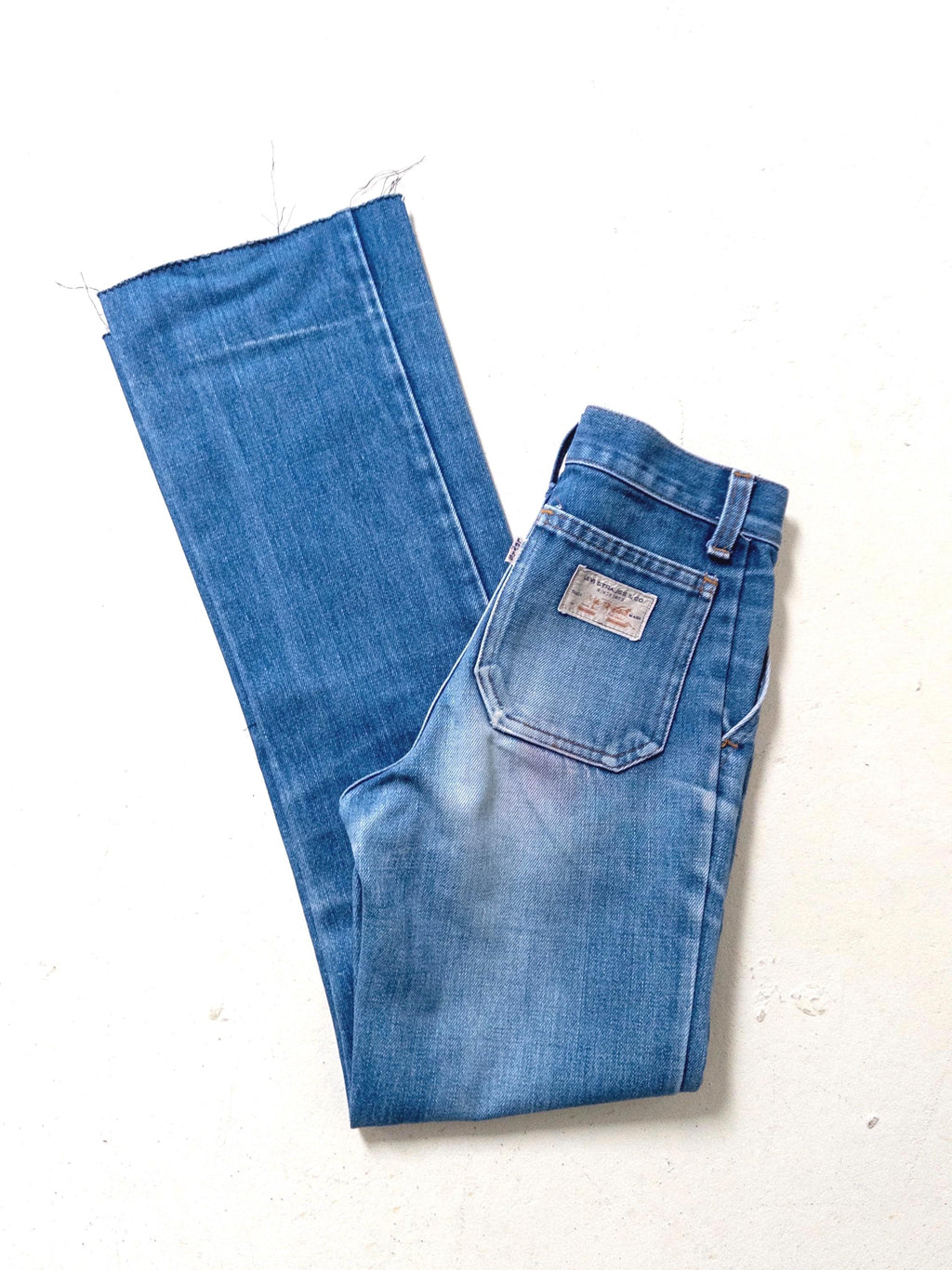 Gr. 146/152 Levis Junior Flared Jeans 70s Vintage Made in Belgium