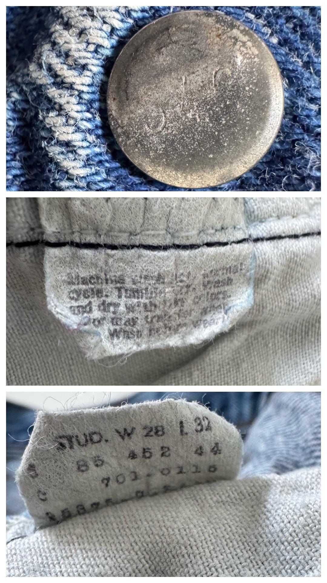 Gr. 27 Levis 701 Student 80s Vintage Made in USA