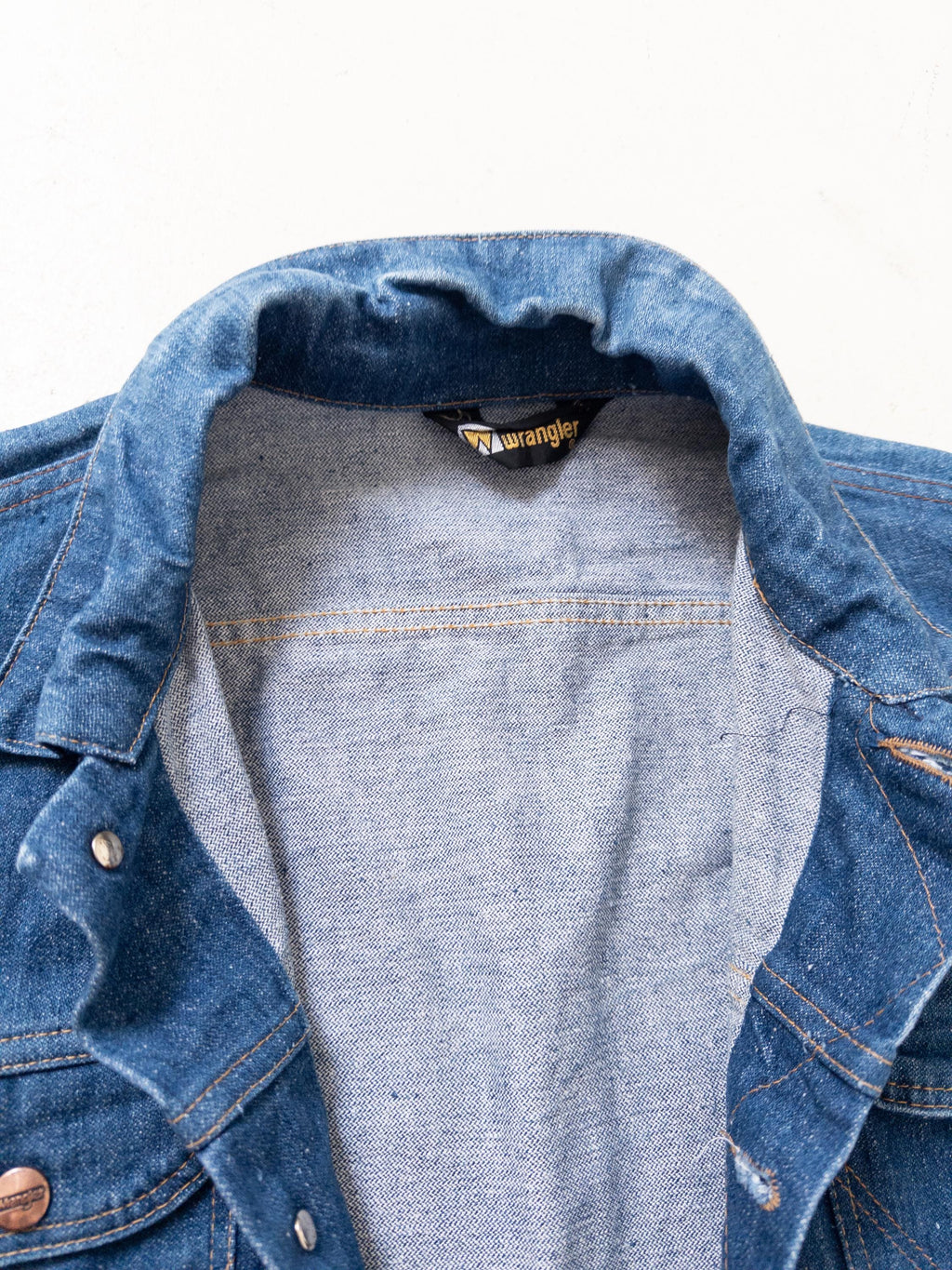 Gr. L Wrangler Jeansjacke 70s Vintage Made in Malta