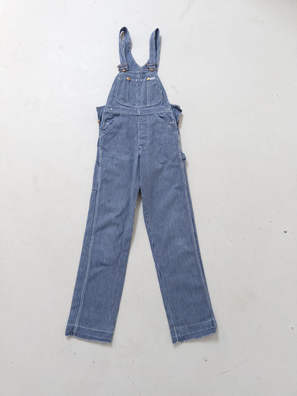 Gr. XS Lee Hickory Latzhose 60s/70s Vintage Made in USA