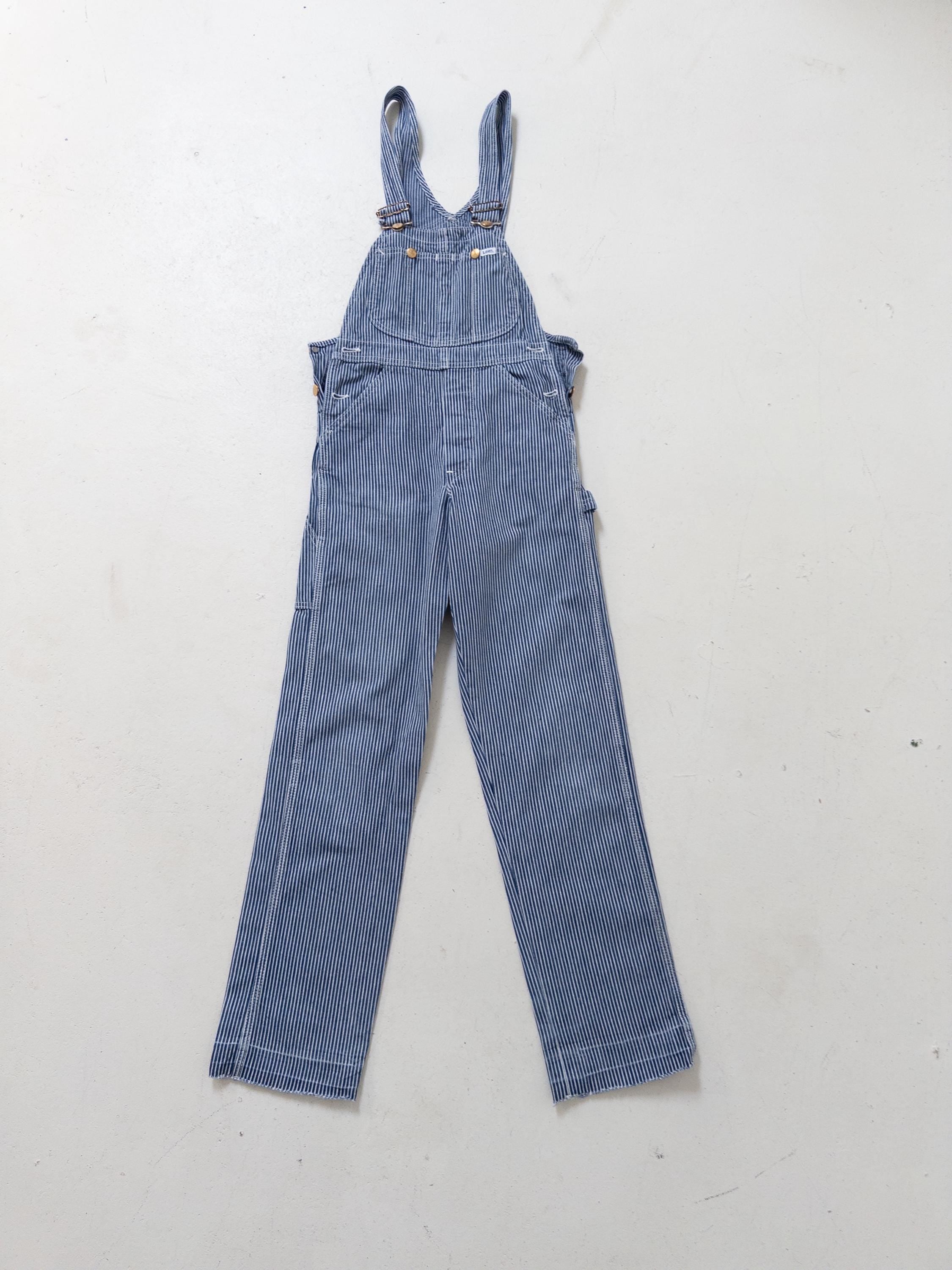 Gr. XS Lee Hickory Latzhose 60s/70s Vintage Made in USA