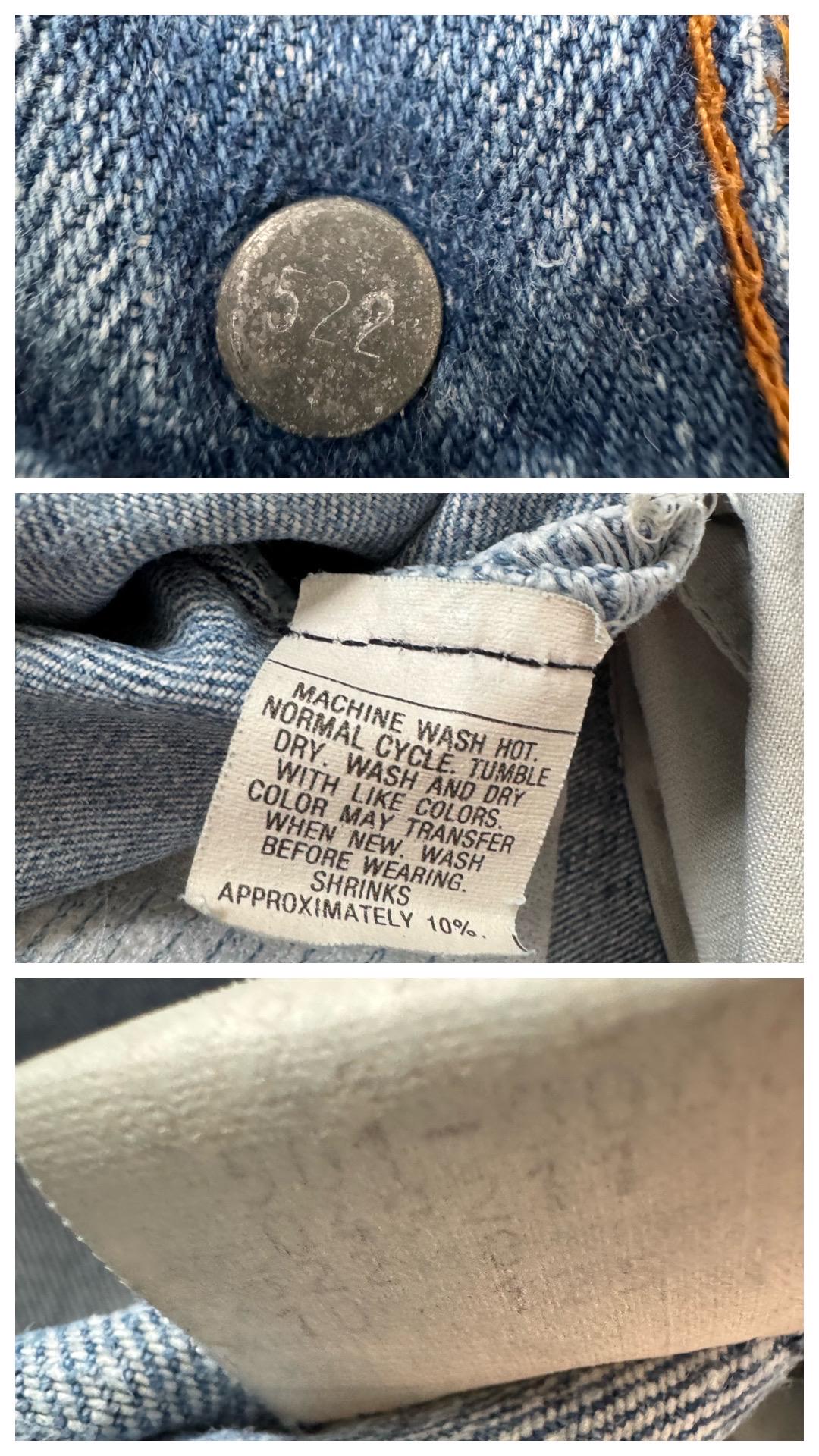 W33 - 34 Levis 501 80s Vintage Made in USA
