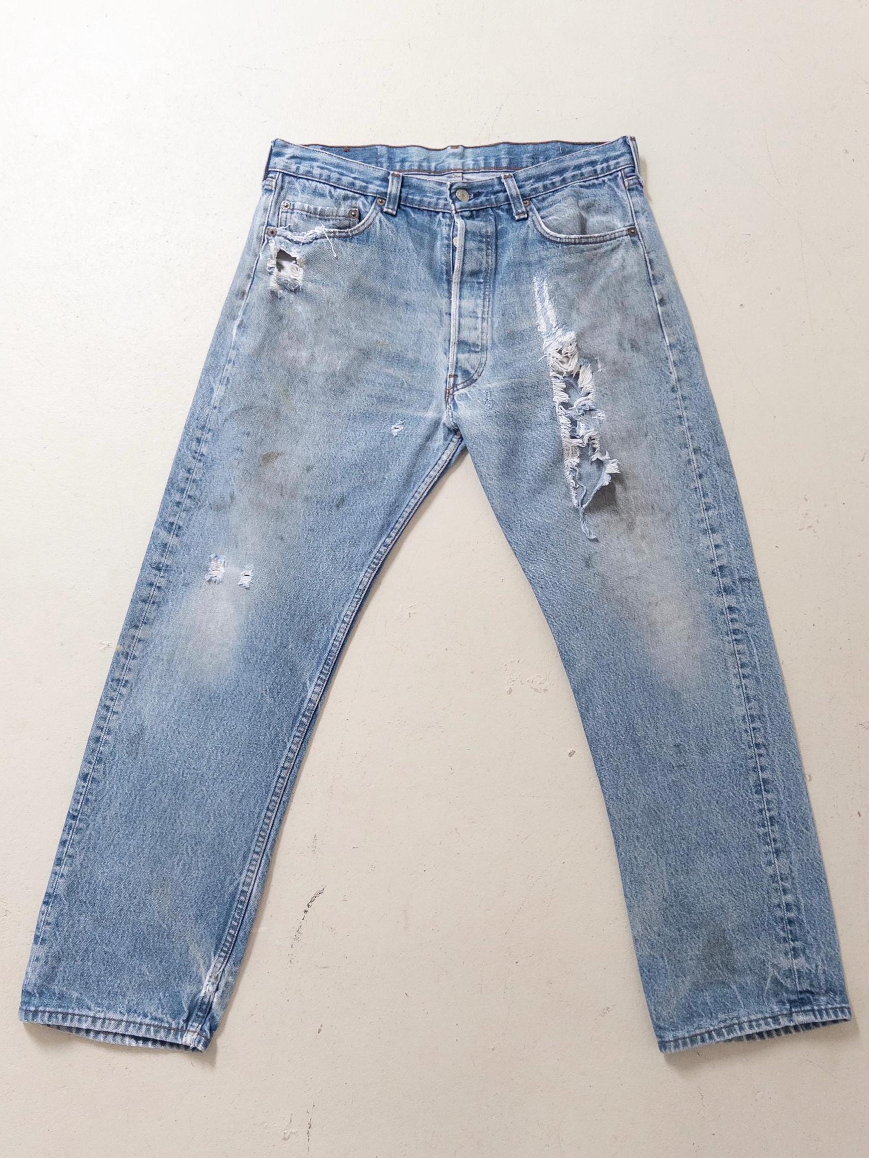 W33 - 34 Levis 501 80s Vintage Made in USA