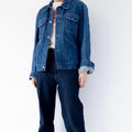 Gr. L Wrangler Jeansjacke 70s Vintage Made in Malta