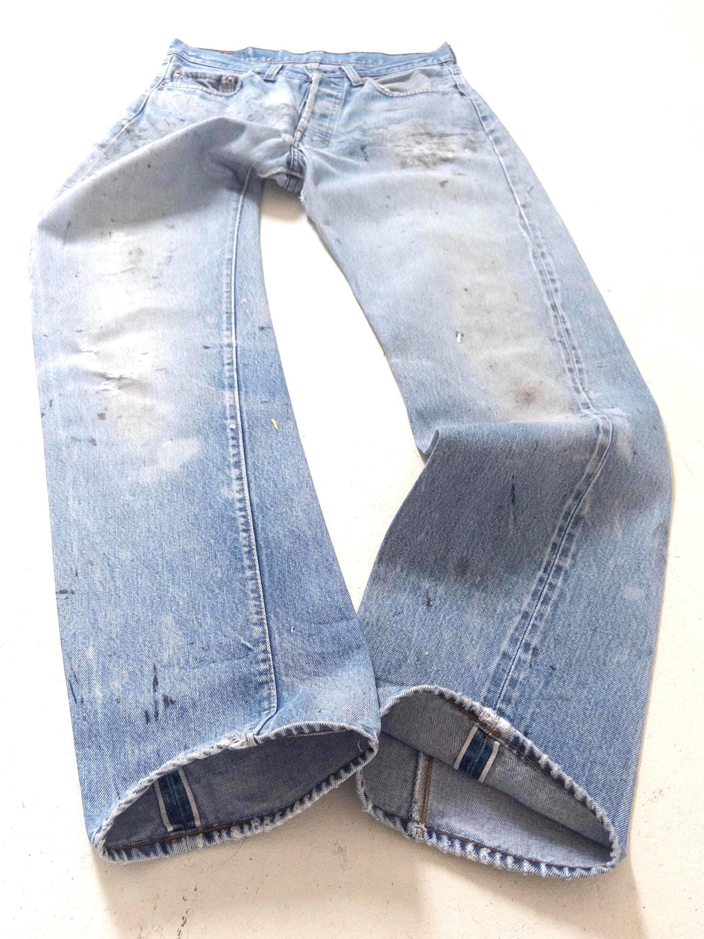 Gr. 29 - 30 Levis 501 Selvedge 80s Vintage Made in USA