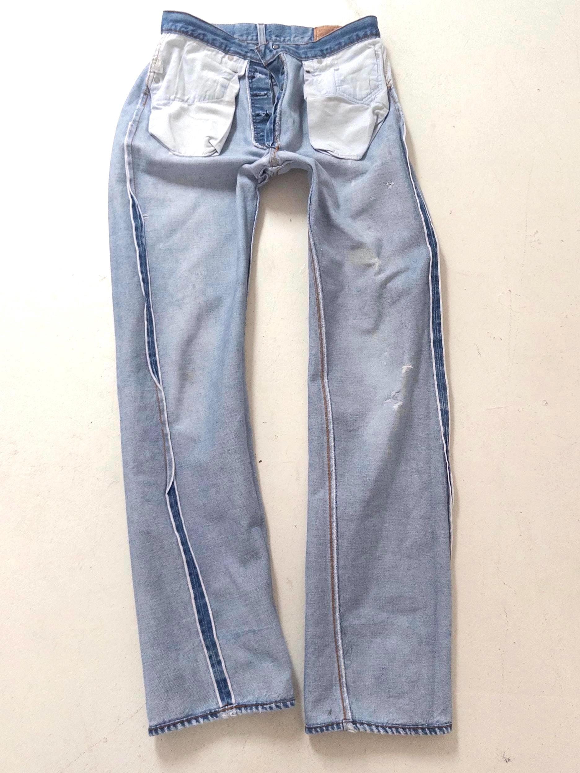 Gr. 29 - 30 Levis 501 Selvedge 80s Vintage Made in USA