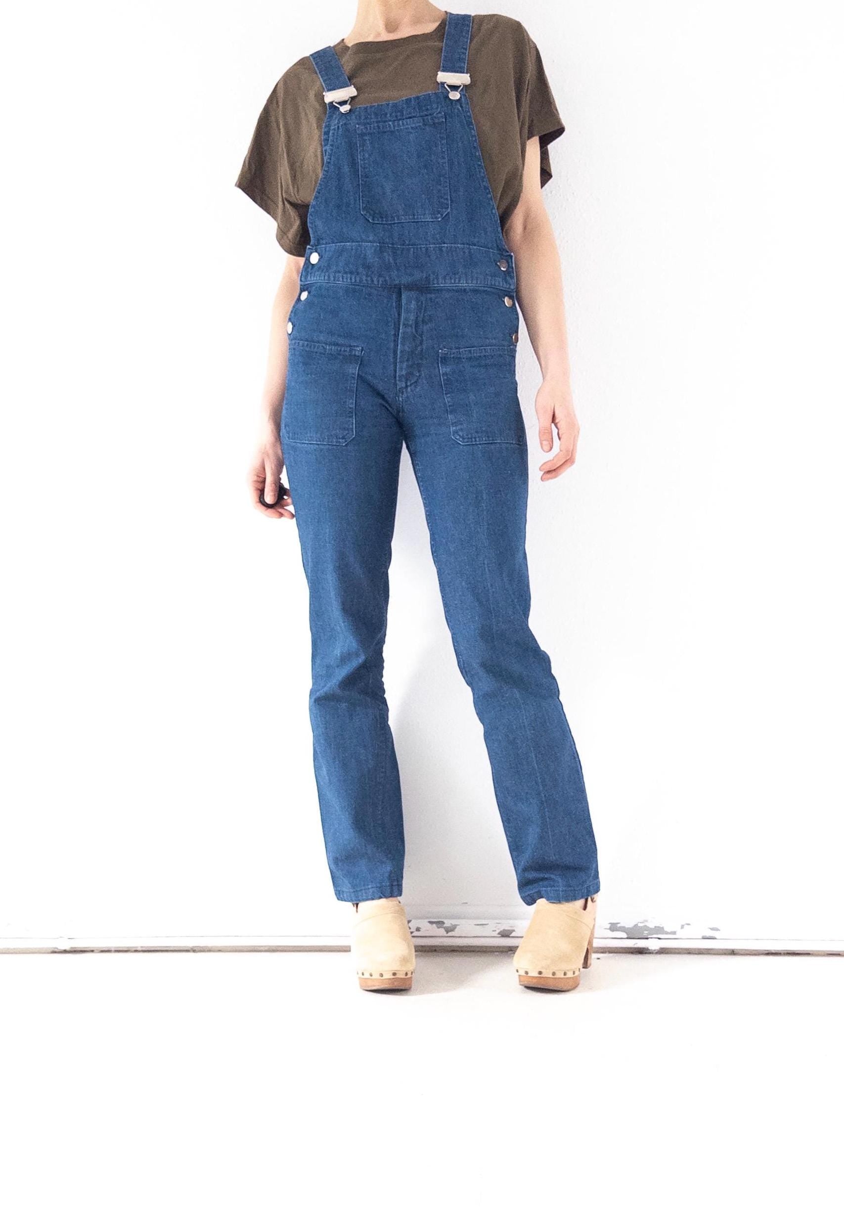 Gr. XS - S Wrangler Blue Bell Latzhose 60s / 70s Vintage Made in USA