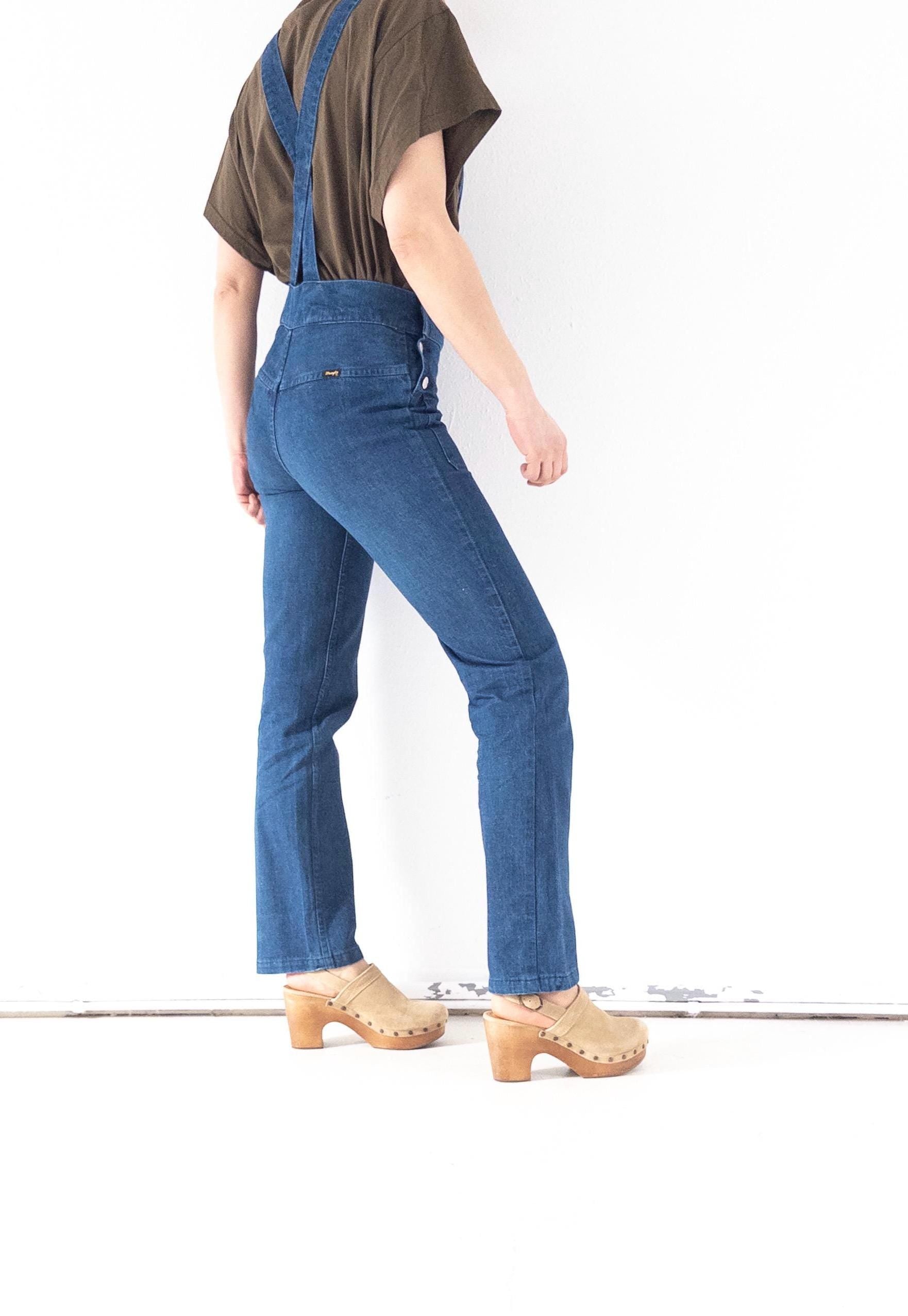 Gr. XS - S Wrangler Blue Bell Latzhose 60s / 70s Vintage Made in USA