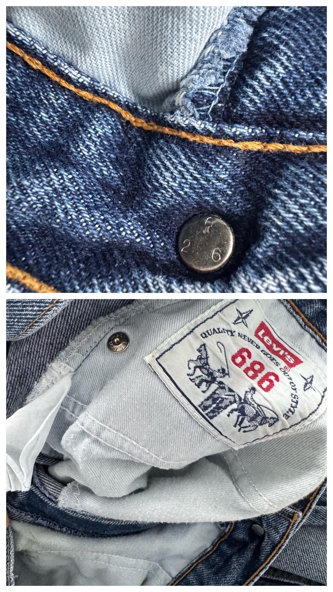 Gr. 30 - 31 Levis 686 80s Vintage Made in Belgium