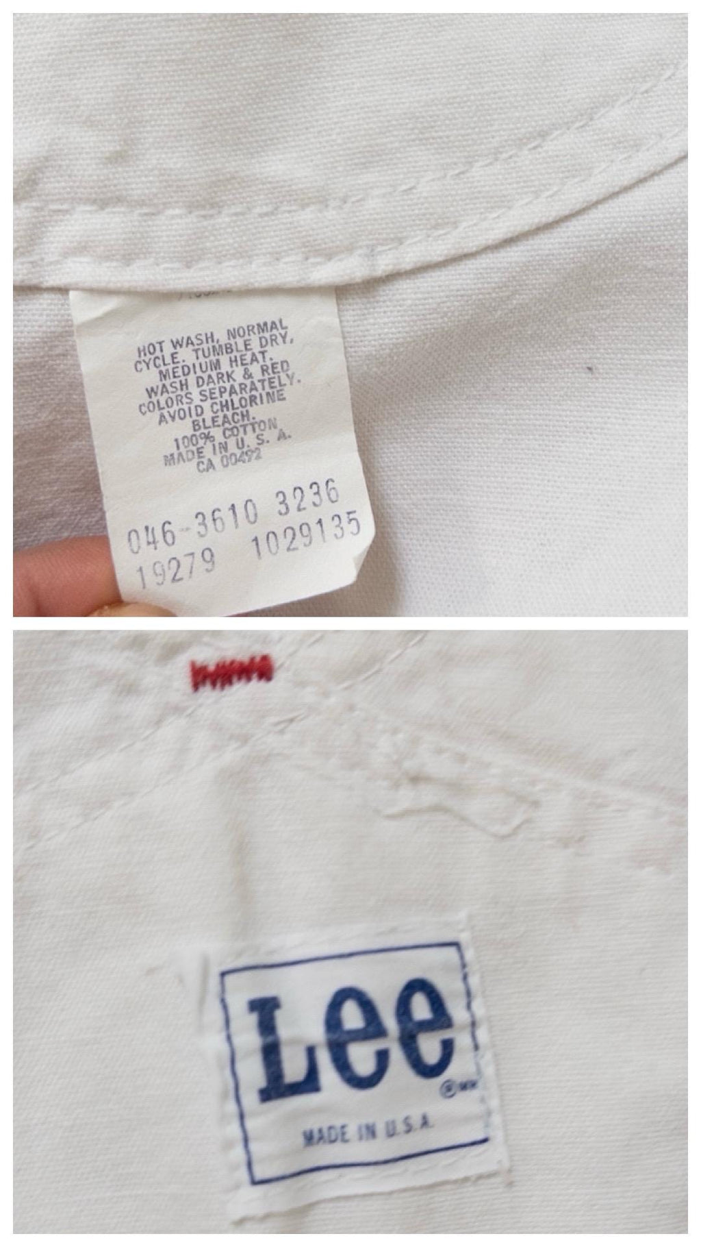 Gr. L - XL Lee Latzhose 70s Vintage Made in USA