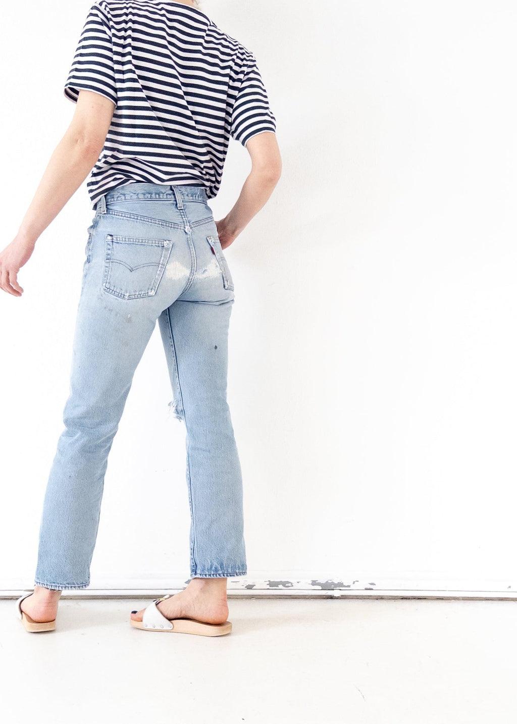 W27 Levis 501 Selvedge 80s Vintage Made in USA