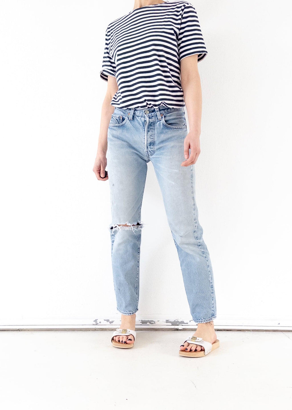 W27 Levis 501 Selvedge 80s Vintage Made in USA