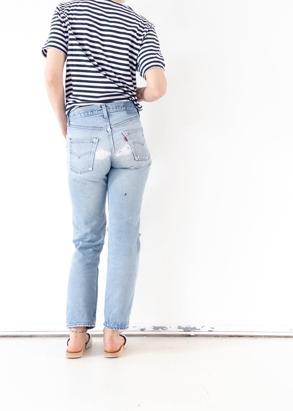 W27 Levis 501 Selvedge 80s Vintage Made in USA