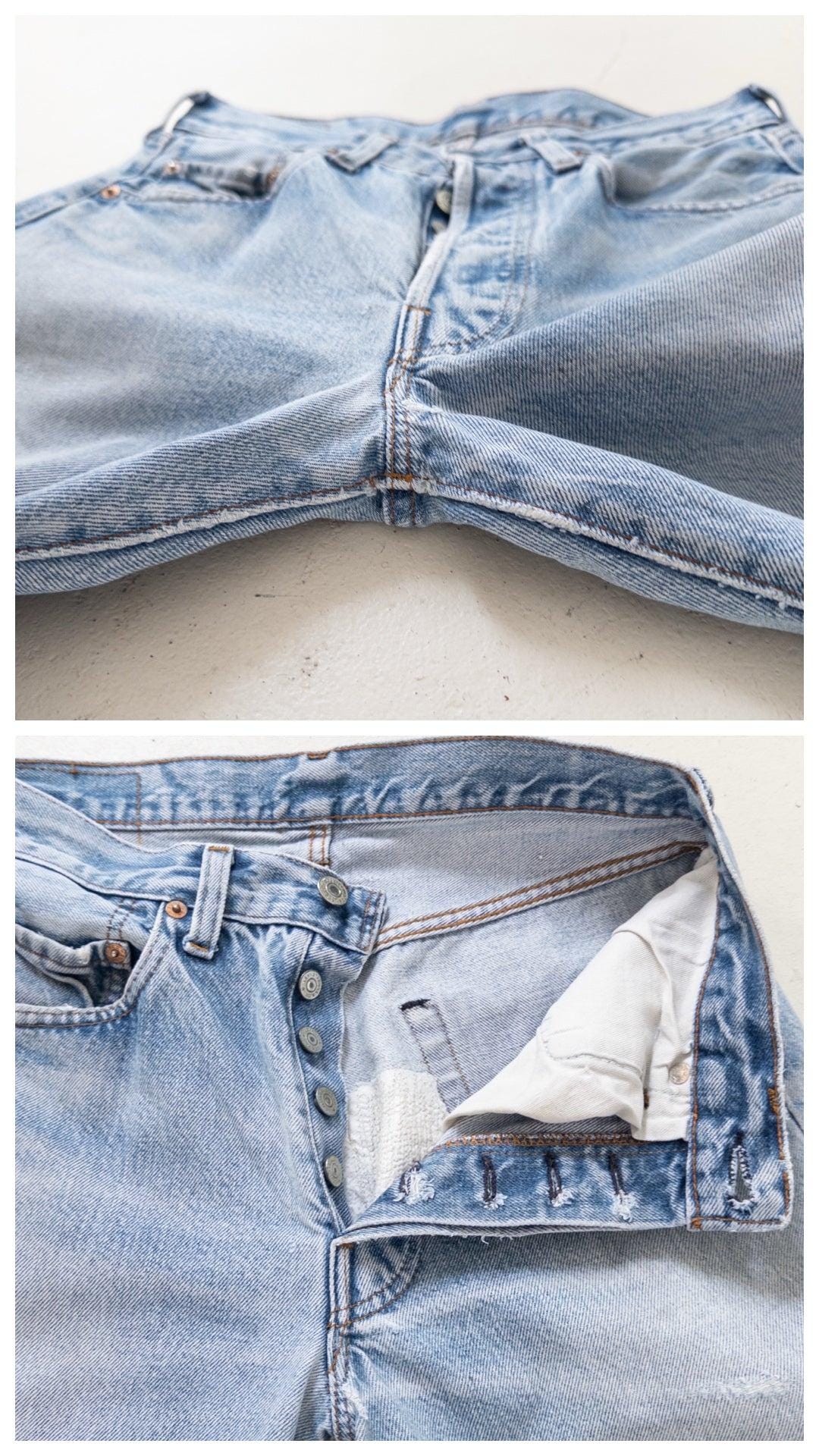W27 Levis 501 Selvedge 80s Vintage Made in USA