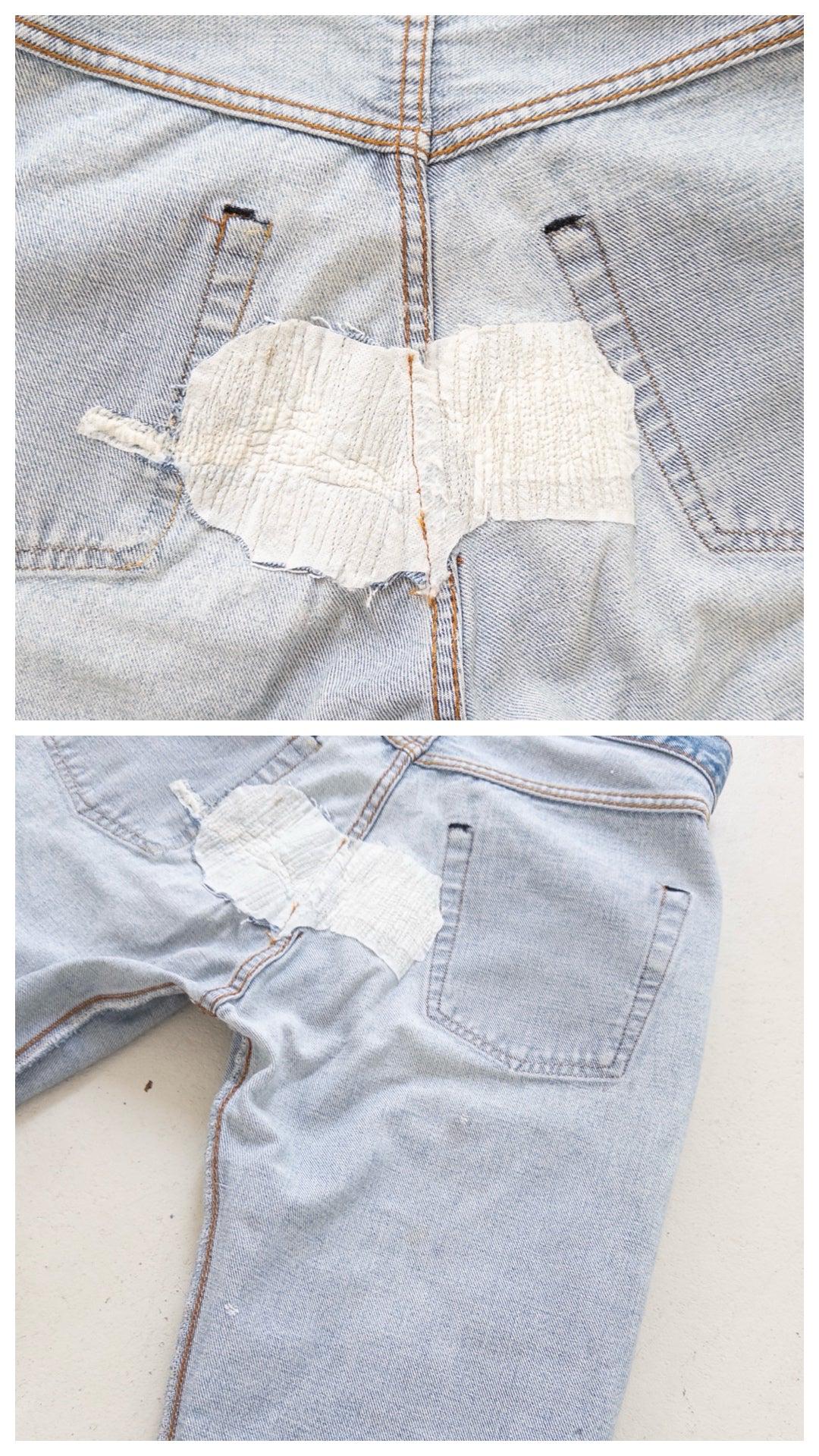 W27 Levis 501 Selvedge 80s Vintage Made in USA