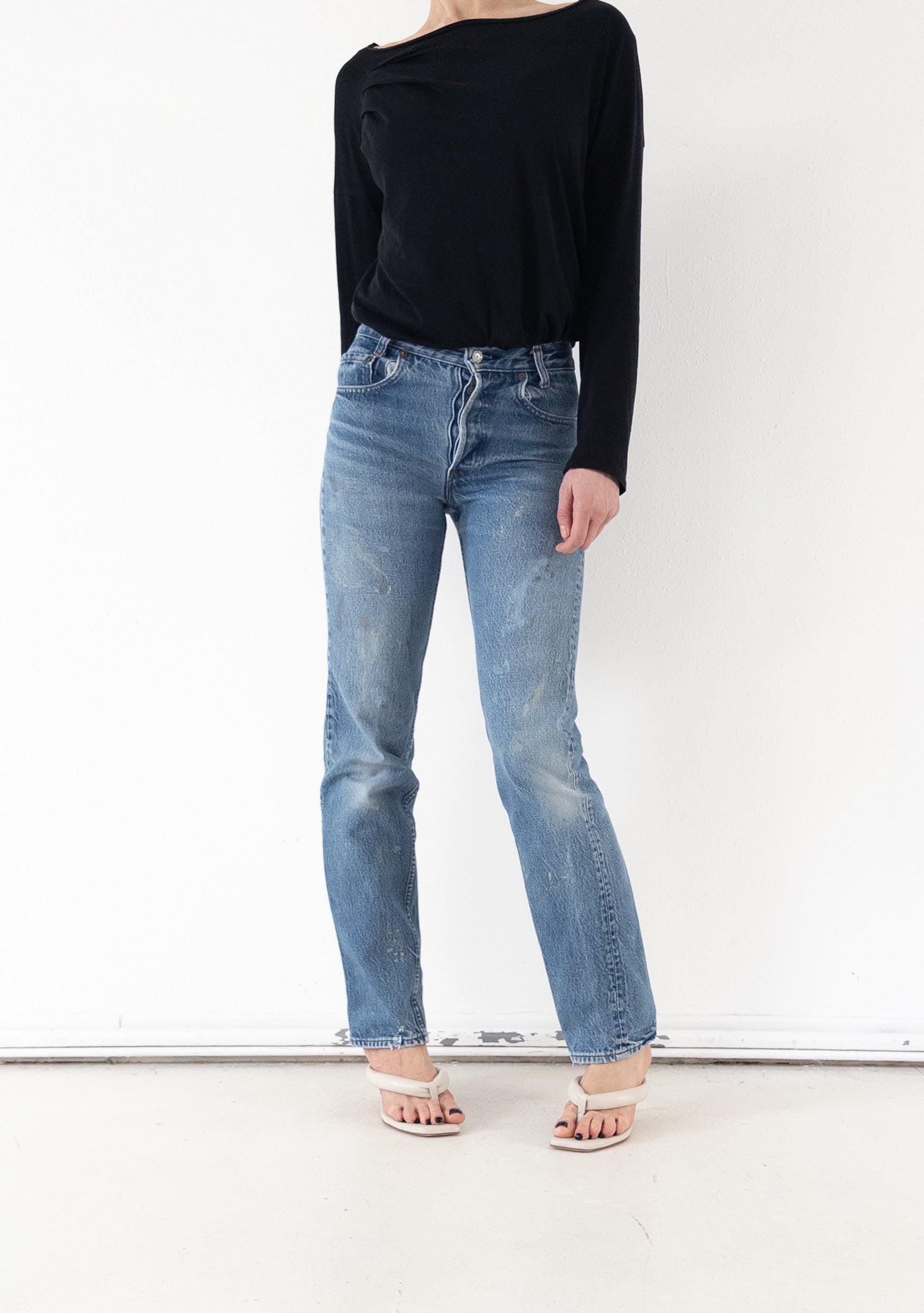 Gr. 25 - 26 Levis 701 Student 80s Vintage Made in USA