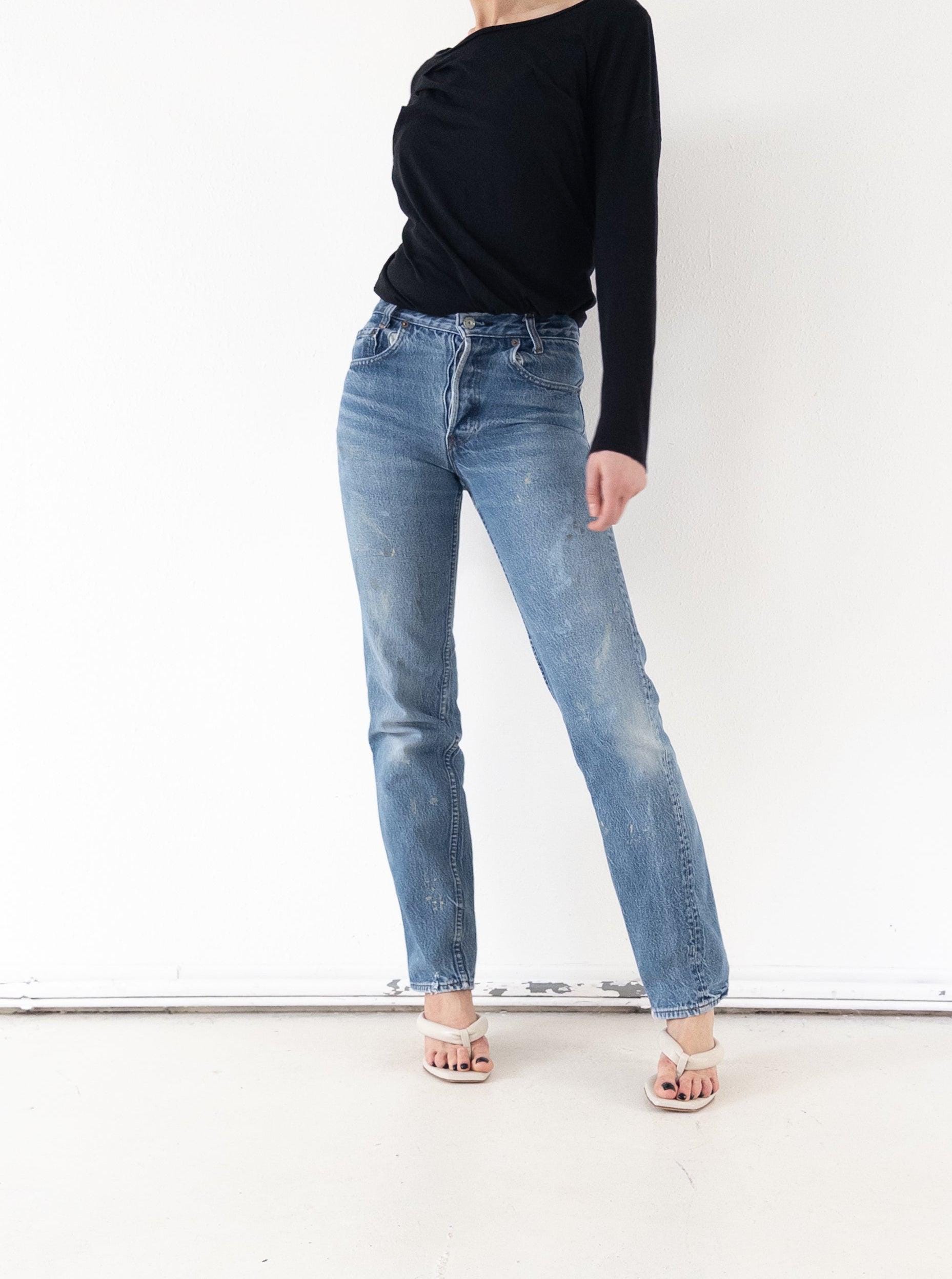 Gr. 25 - 26 Levis 701 Student 80s Vintage Made in USA