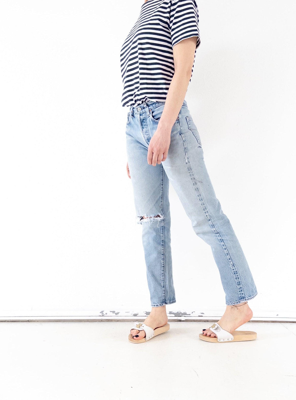 W27 Levis 501 Selvedge 80s Vintage Made in USA