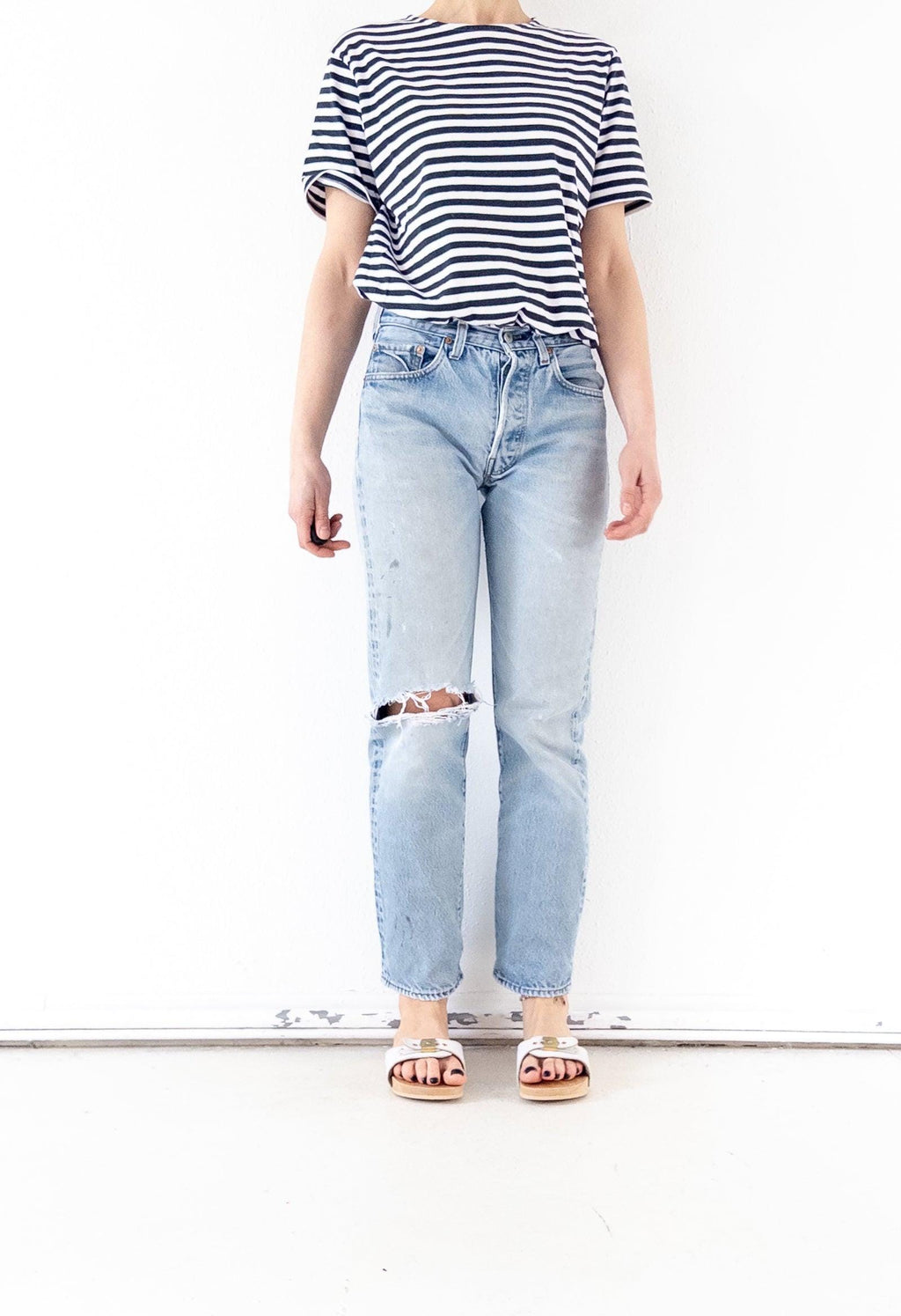 W27 Levis 501 Selvedge 80s Vintage Made in USA