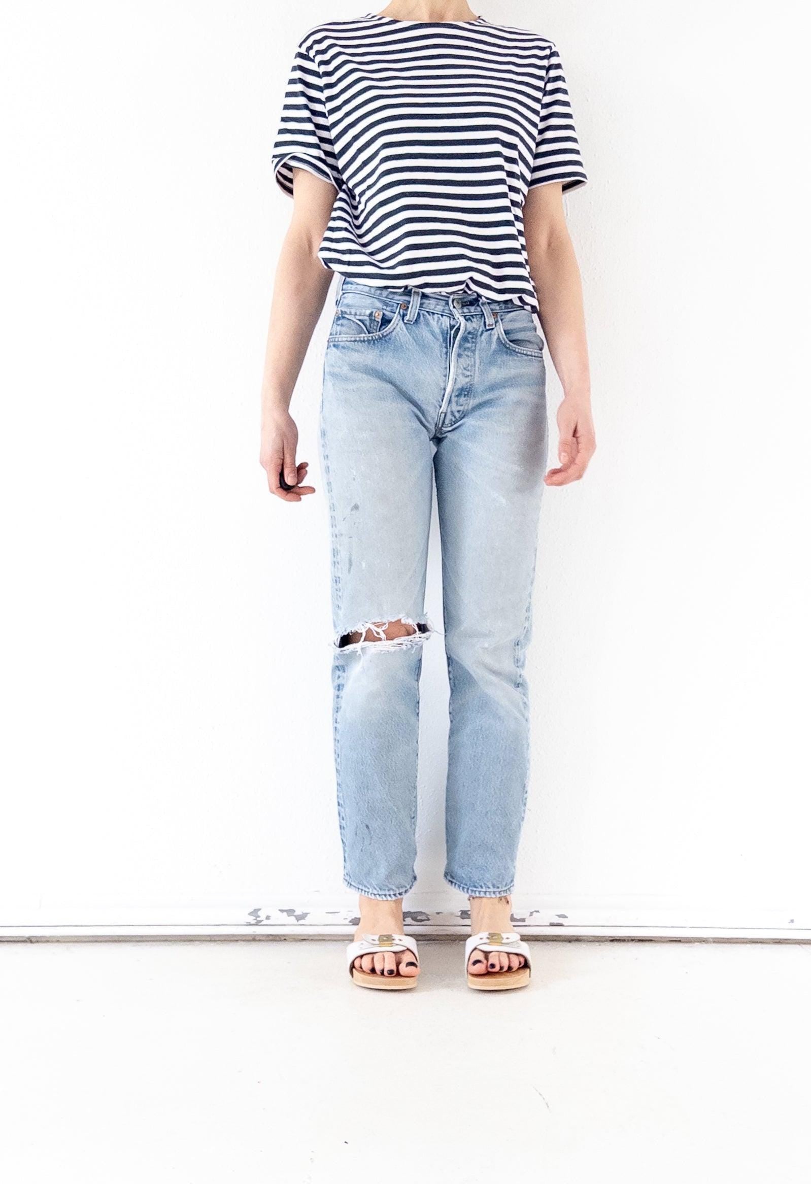 W27 Levis 501 Selvedge 80s Vintage Made in USA