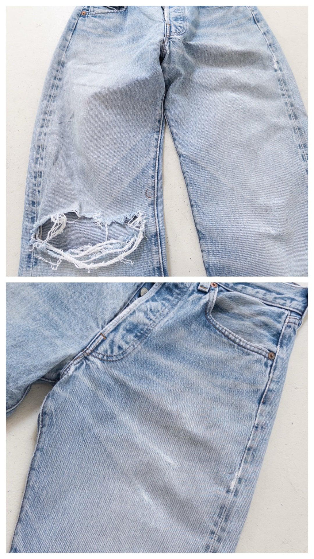 W27 Levis 501 Selvedge 80s Vintage Made in USA