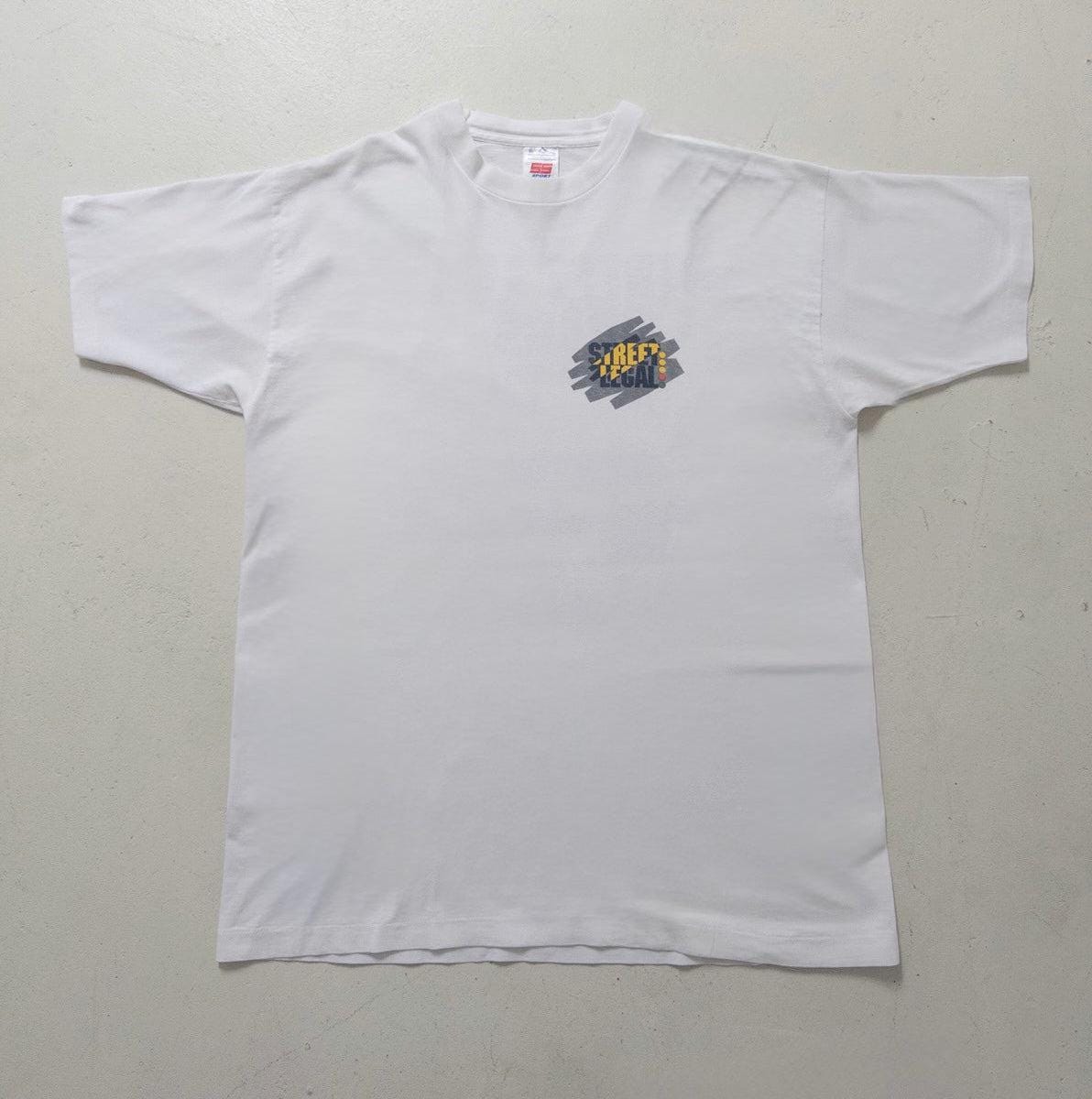 Size Xl Ss Sport Service Street Legal Drags Pomona Raceway T-Shirt – Nhra Graphic – 90S Vintage Made In Usa