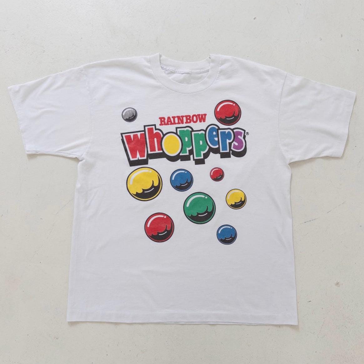 Gr. L T-Shirt Rainbow Whoppers Candy Graphic Single Stitch 90s Vintage Spoof Tee