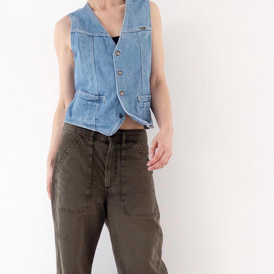 Gr. L Lee Jeansweste 70s Vintage Made in USA