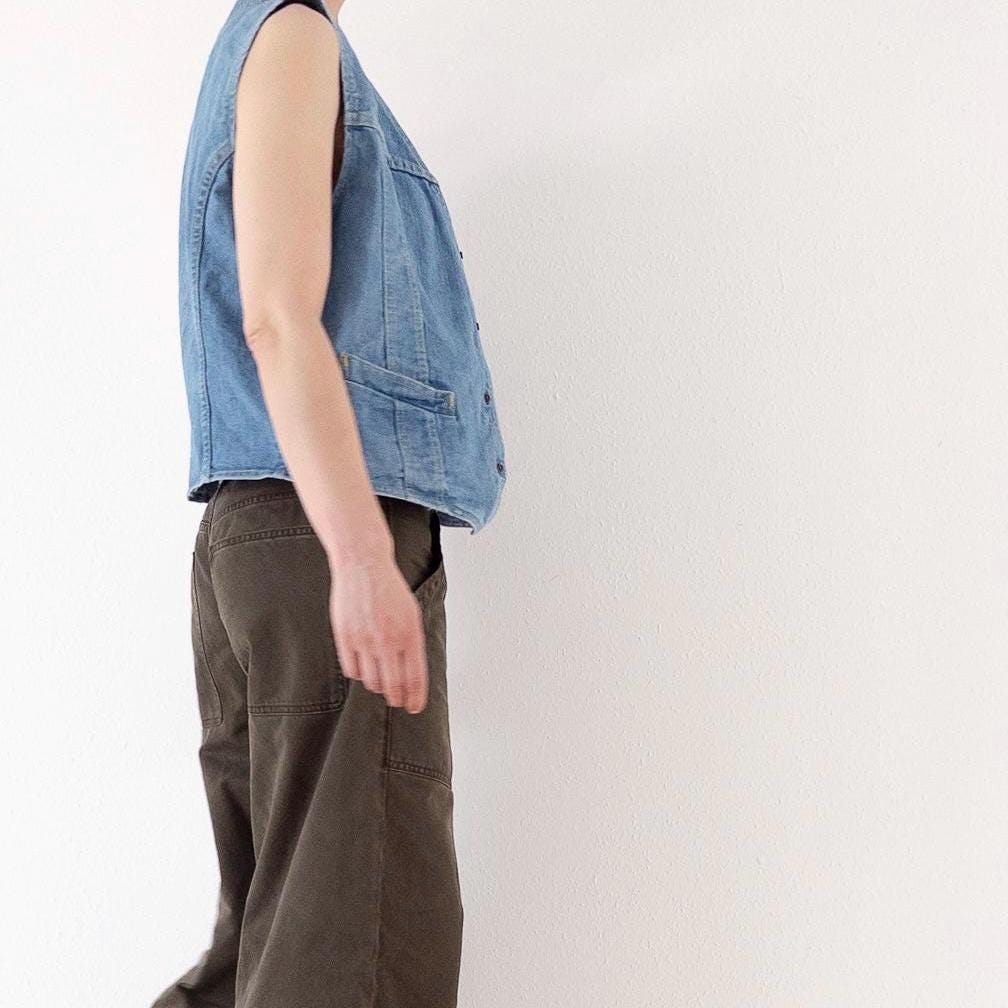 Gr. L Lee Jeansweste 70s Vintage Made in USA