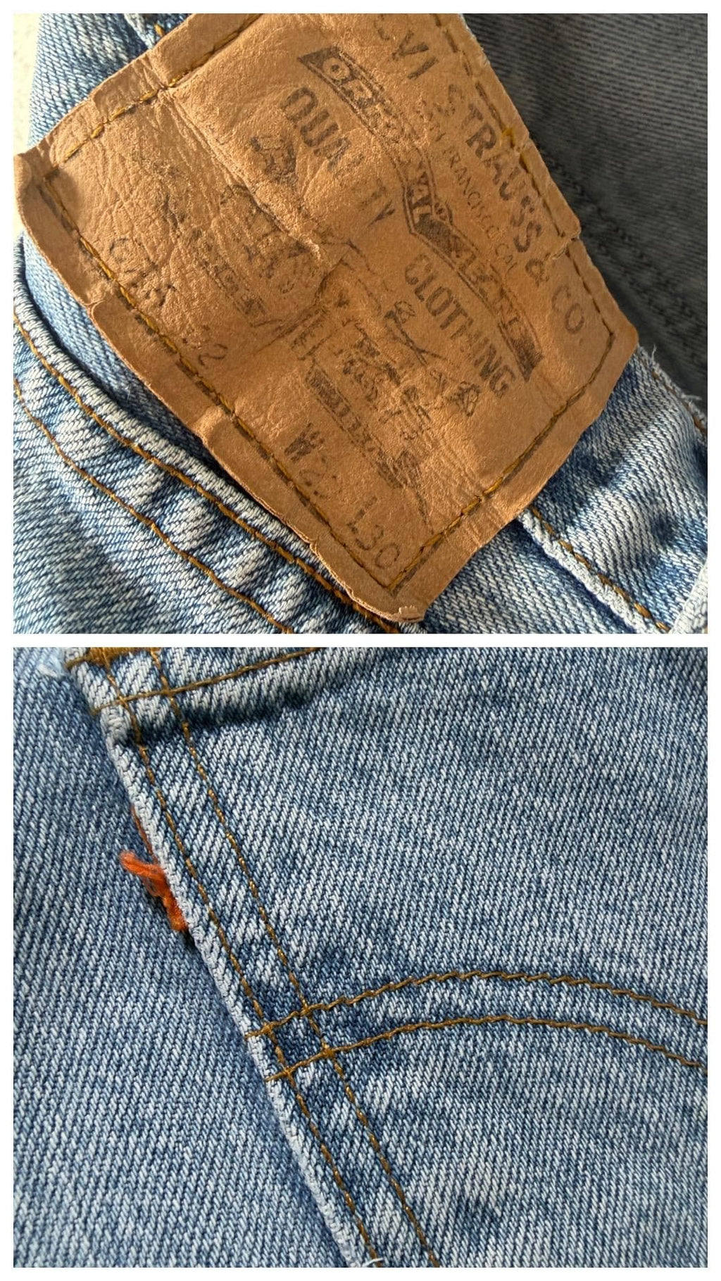 W27 L29 Levis 626 90s Vintage Made in Spain