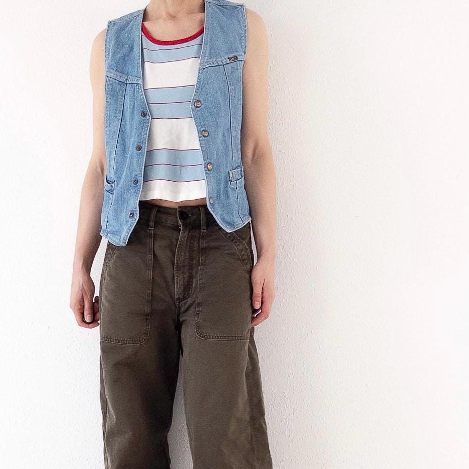 Gr. L Lee Jeansweste 70s Vintage Made in USA