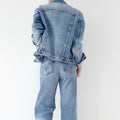 Vintage Levis Trucker Jacket M | Rare Orange Tab Denim Jacket 70s | True Vintage Americana Jeansjacke