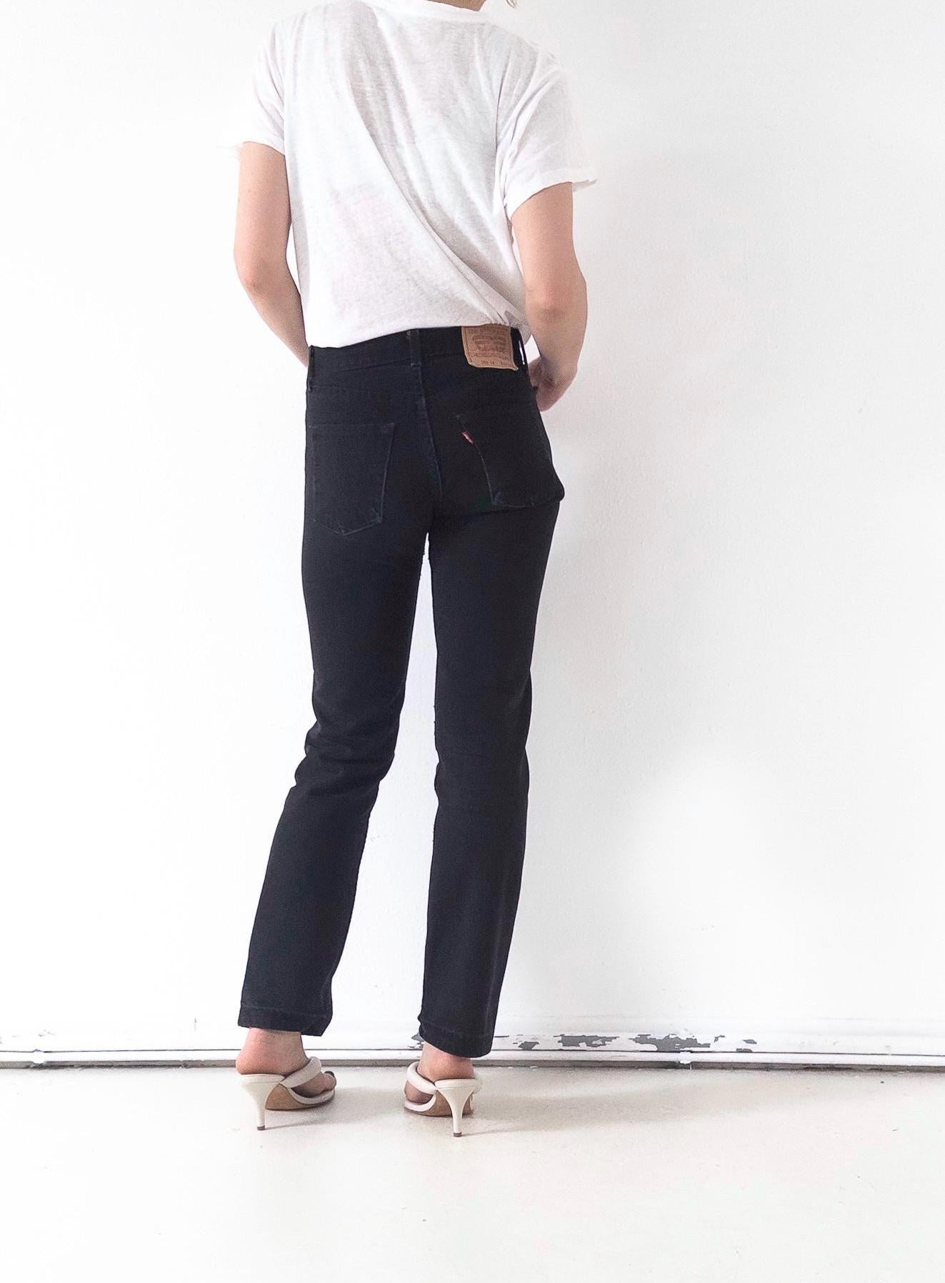 Vintage Levis 505 Jeans Damen W26 W33 | 90s Straight Denim Hose Made in USA