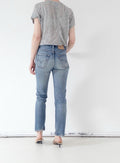 Vintage Levis 505 – W25 L30 Made in Italy – Red Tab – 1998 – Soft Worn Straight Fit Denim 90s