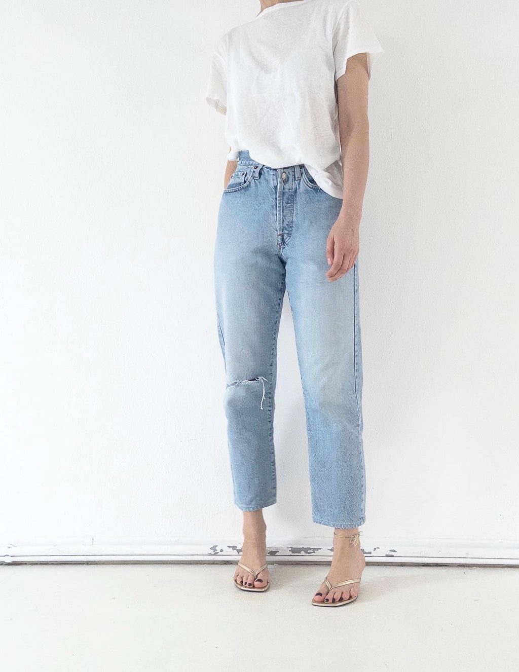 Vintage Replay 901 Jeans Damen W25 W29 | 90s Button Fly Denim Hose Made in Italy
