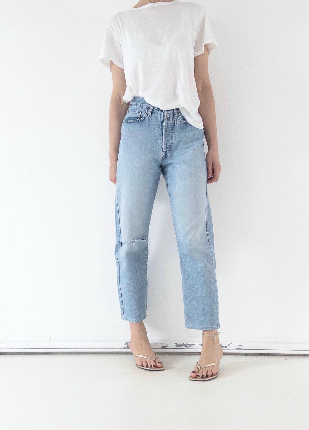 Vintage Replay 901 Jeans Damen W25 W29 | 90s Button Fly Denim Hose Made in Italy