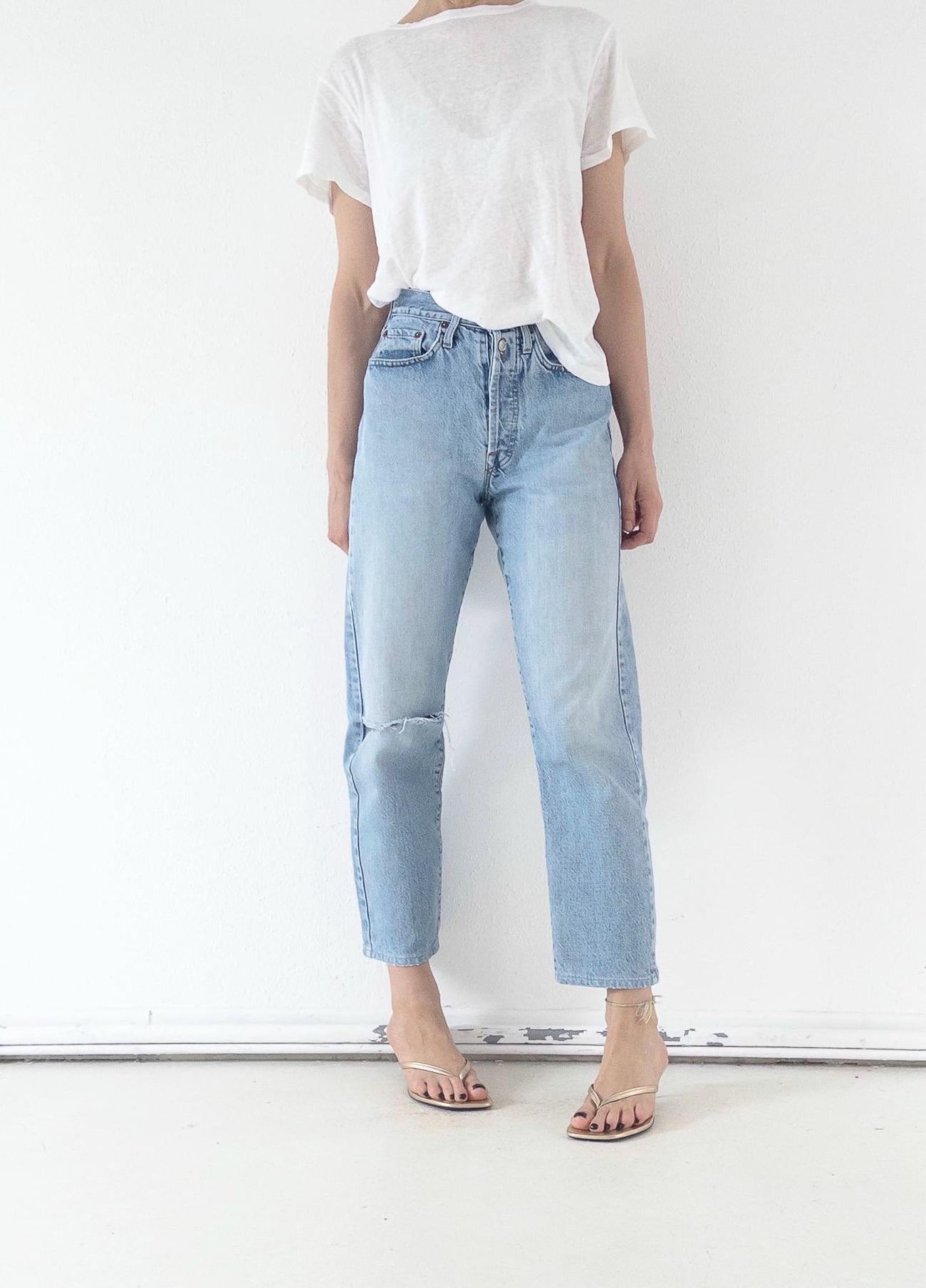 Vintage Replay 901 Jeans Damen W25 W29 | 90s Button Fly Denim Hose Made in Italy