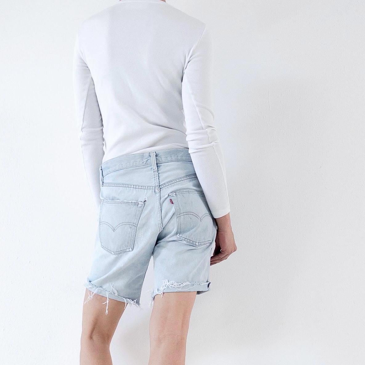 Gr. 30 - 31 Levis 501 Selvedge Shorts 70s Vintage