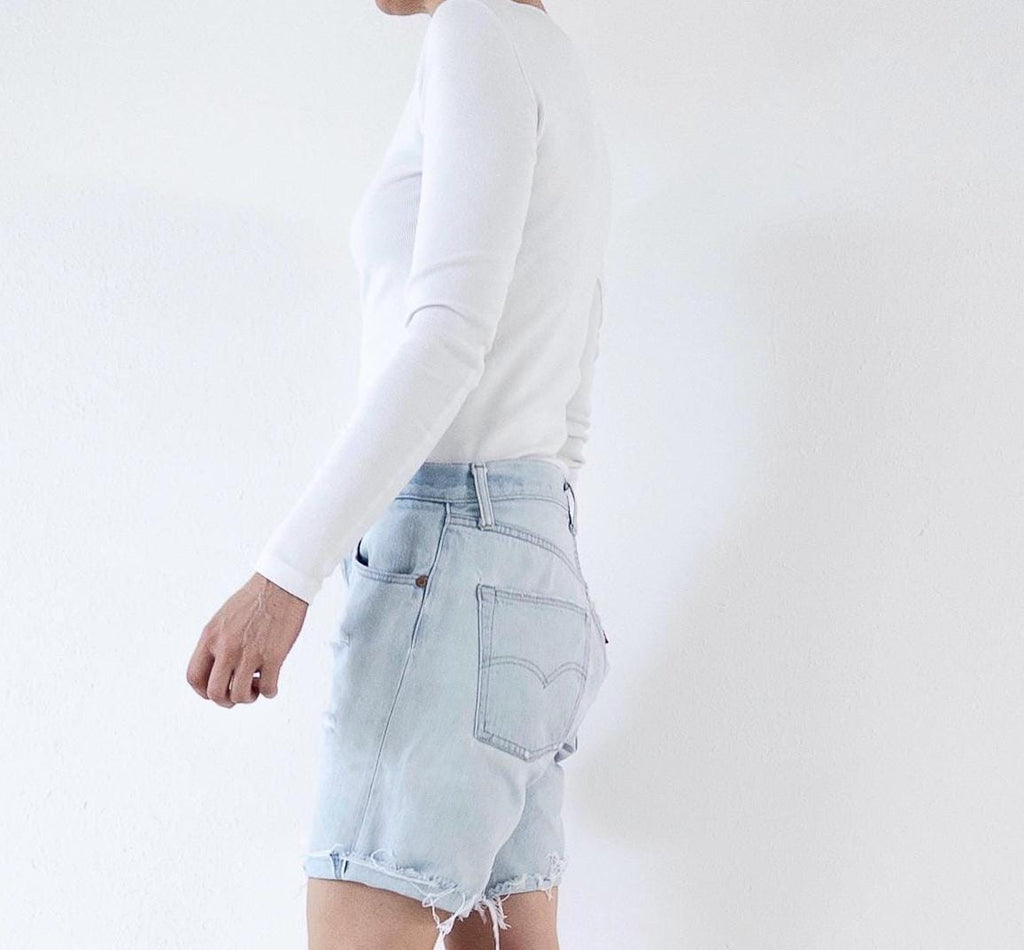 Gr. 30 - 31 Levis 501 Selvedge Shorts 70s Vintage