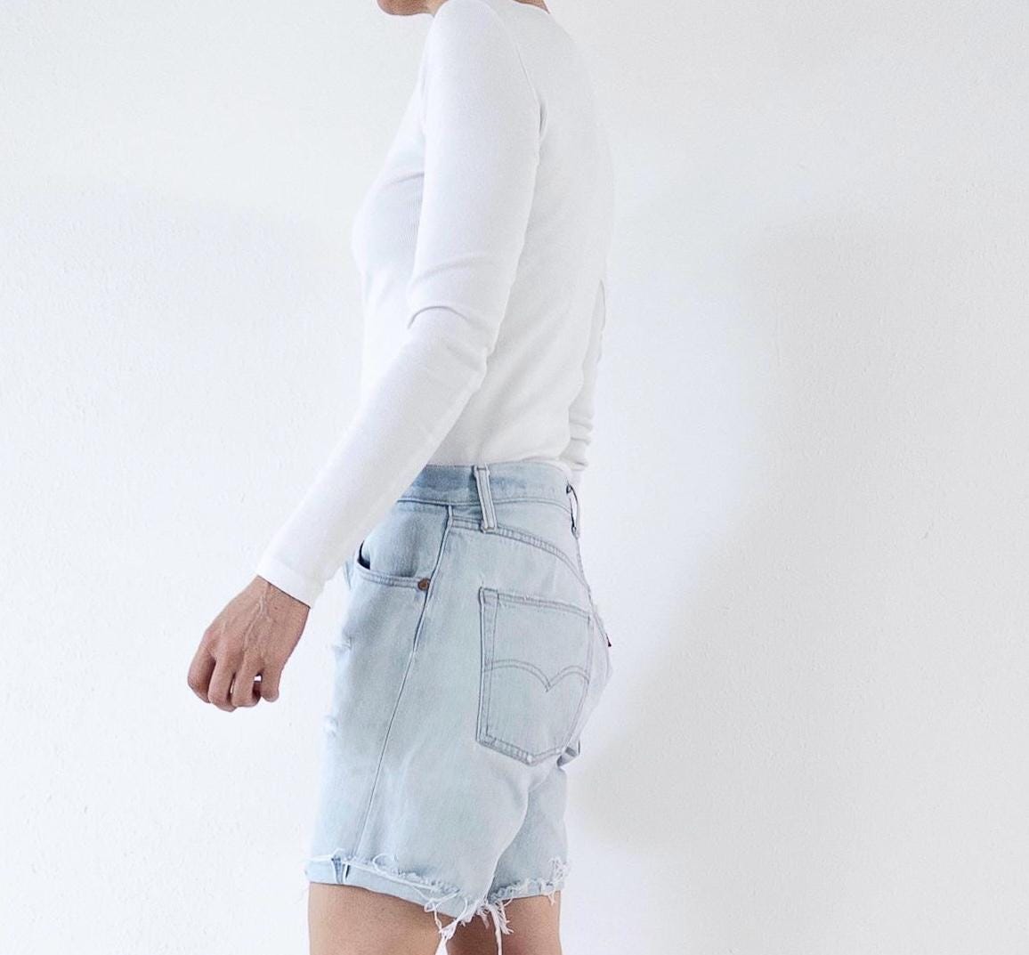 Gr. 30 - 31 Levis 501 Selvedge Shorts 70s Vintage