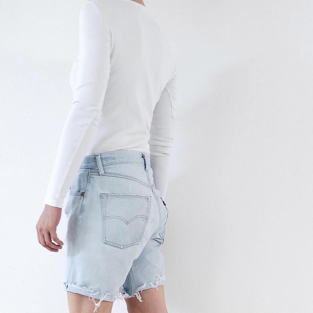 Gr. 30 - 31 Levis 501 Selvedge Shorts 70s Vintage