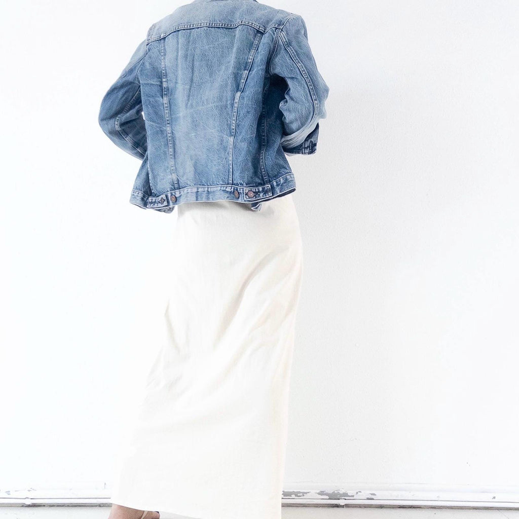 Vintage Levis Trucker Jacket M | Rare Orange Tab Denim Jacket 70s | True Vintage Americana Jeansjacke