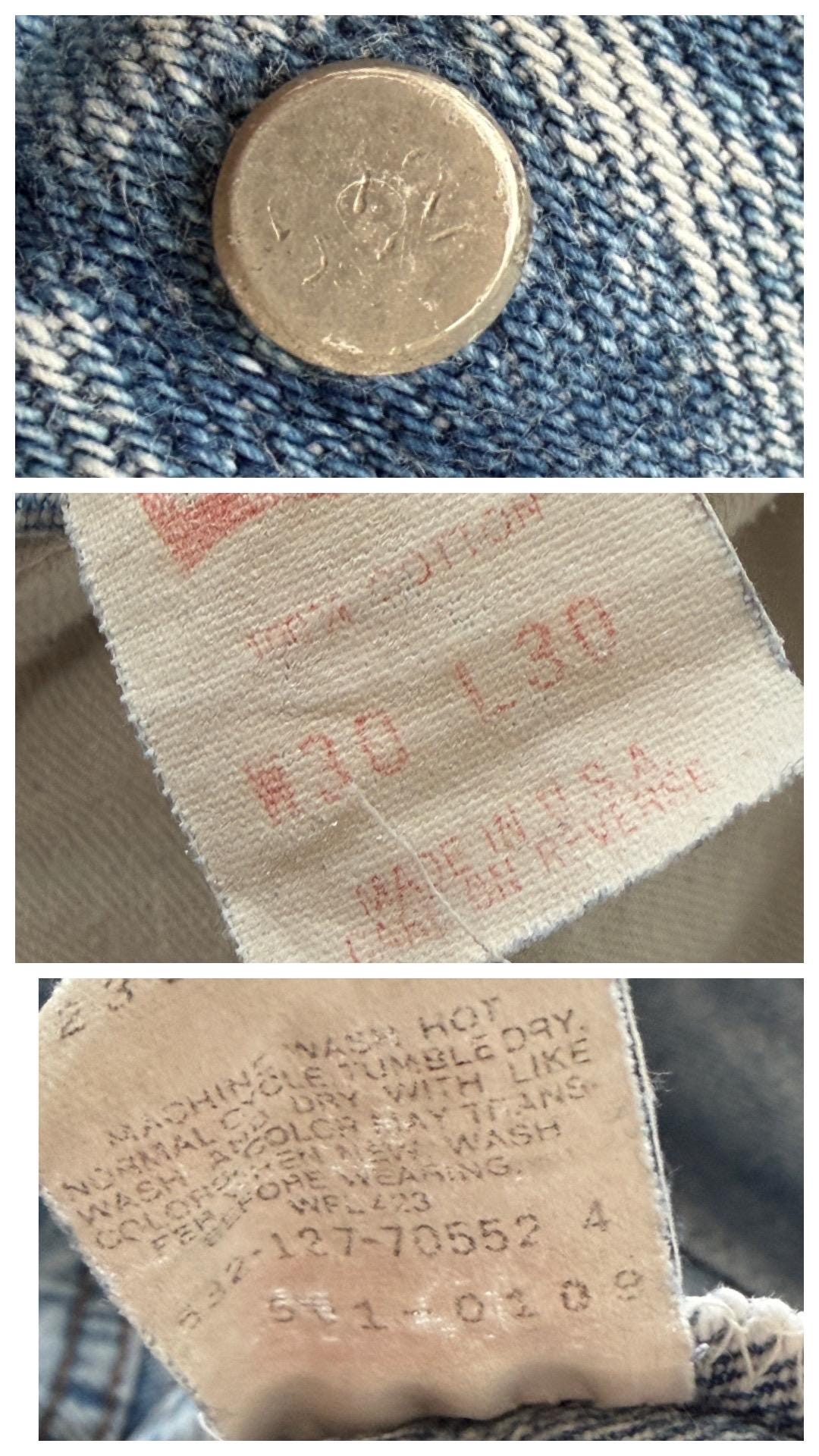 Gr. 28 Levis 501 90s Vintage Made in USA